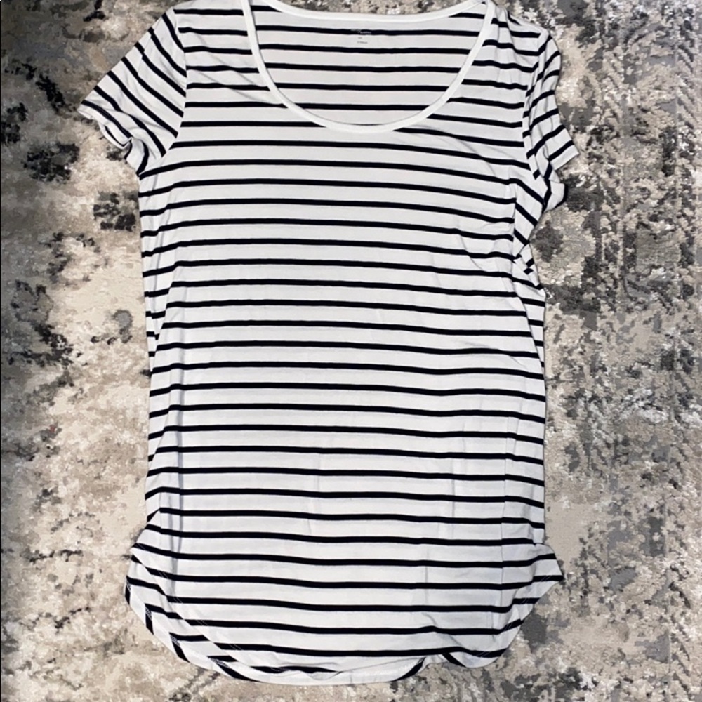 Daily Ritual Jersey Scoop-Neck Longline T-Shirt